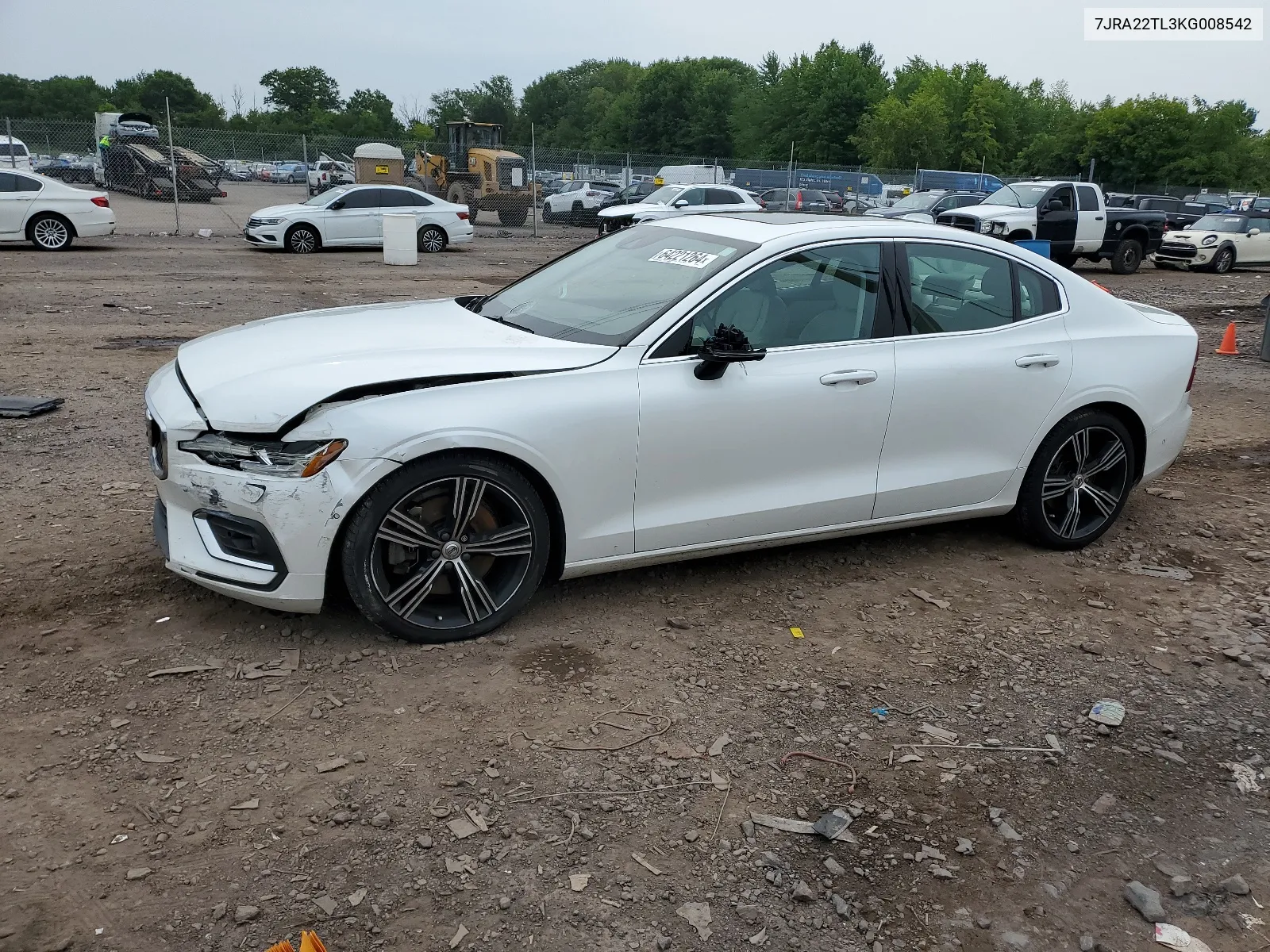 2019 Volvo S60 T6 Inscription VIN: 7JRA22TL3KG008542 Lot: 64221264