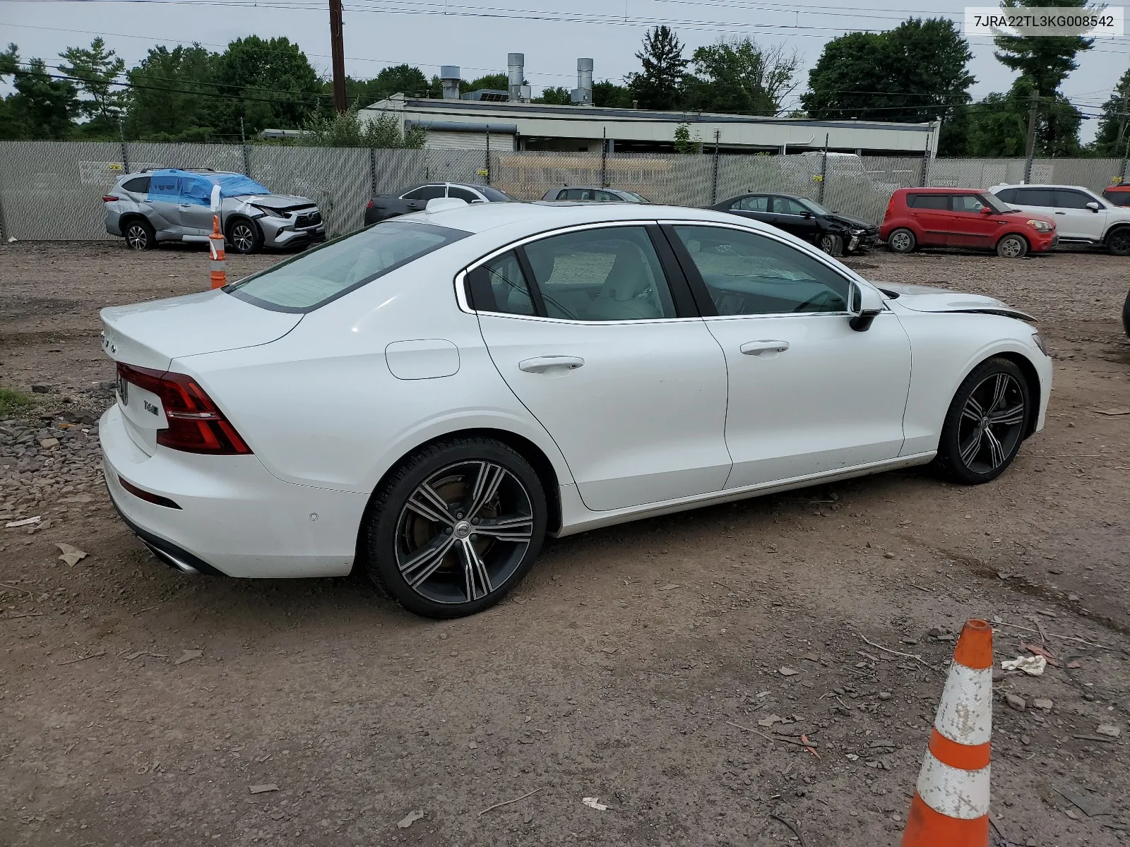 2019 Volvo S60 T6 Inscription VIN: 7JRA22TL3KG008542 Lot: 64221264