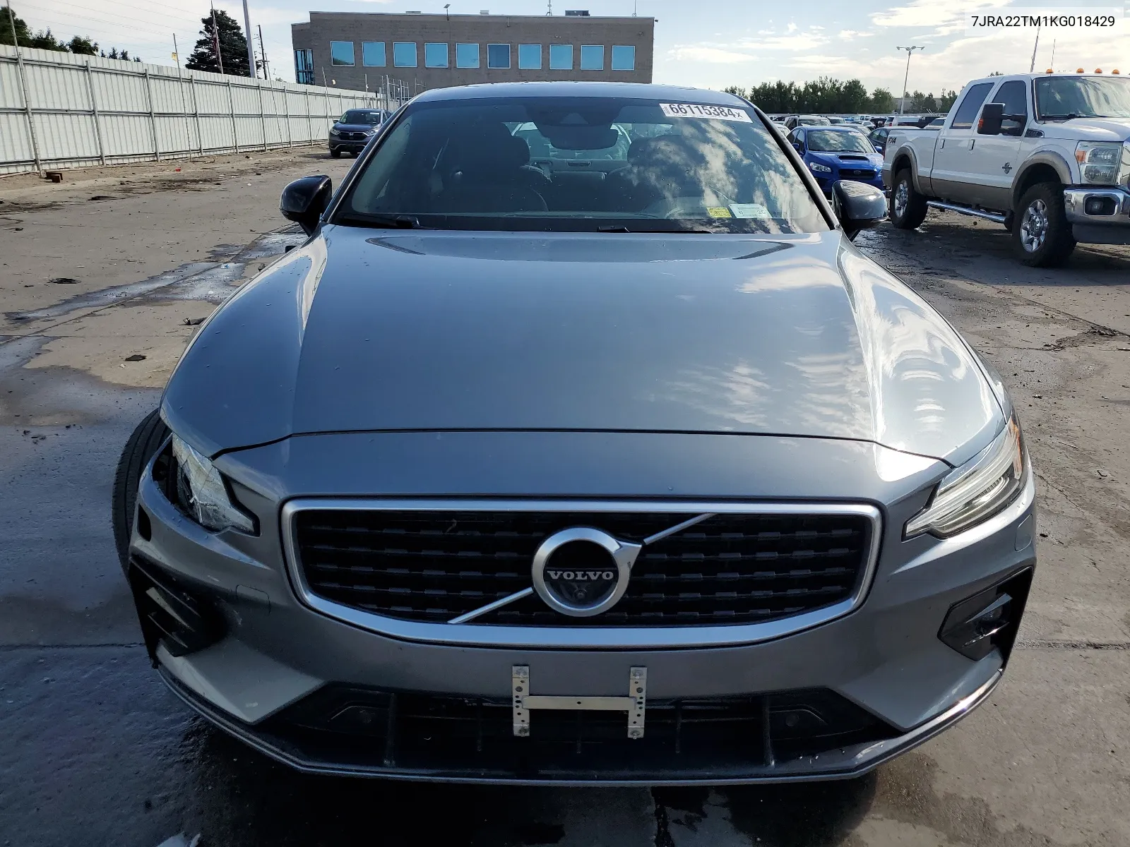 2019 Volvo S60 T6 R-Design VIN: 7JRA22TM1KG018429 Lot: 66115384