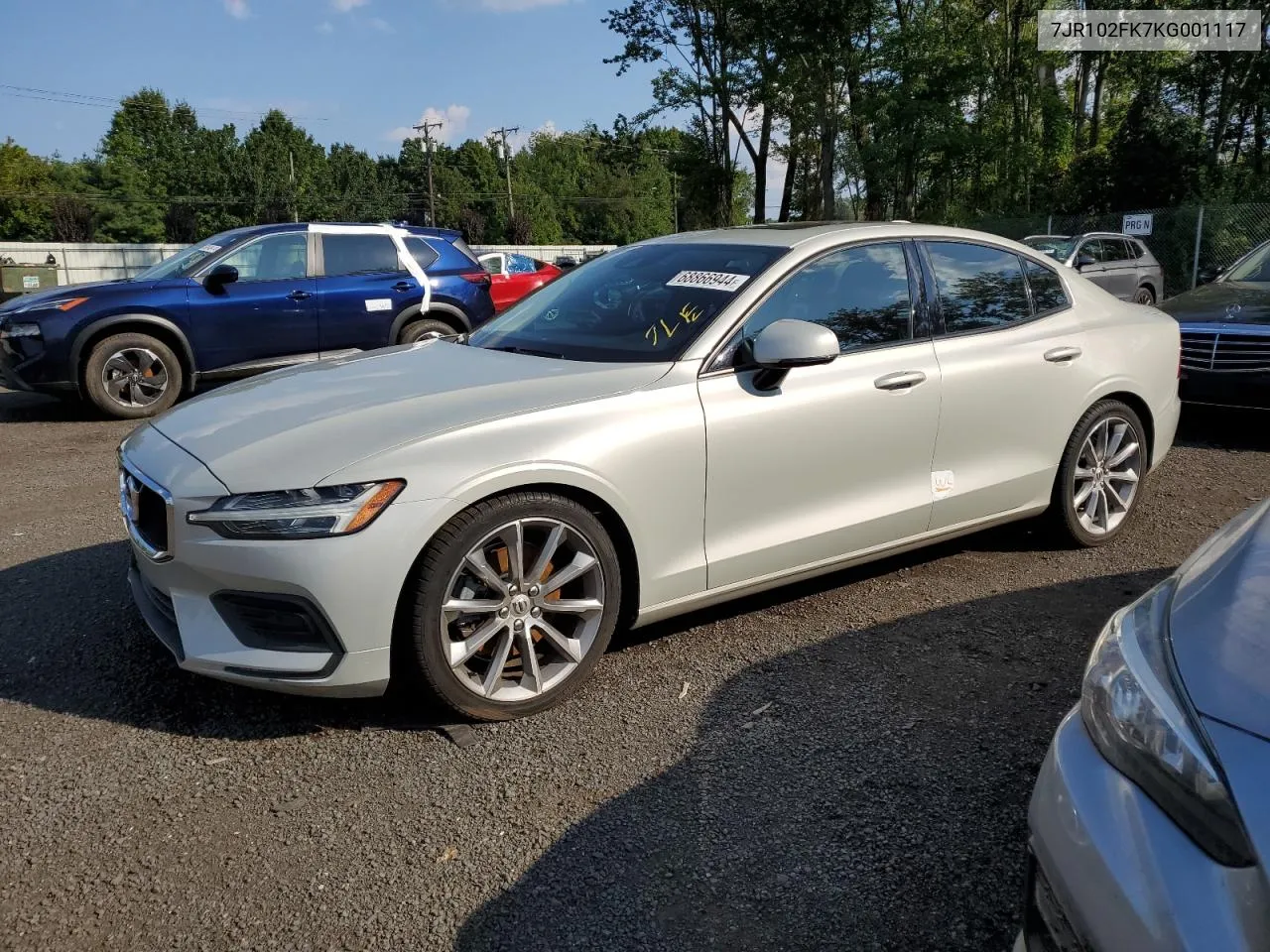 7JR102FK7KG001117 2019 Volvo S60 T5 Momentum