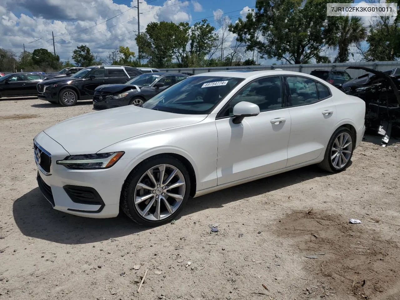 2019 Volvo S60 T5 Momentum VIN: 7JR102FK3KG010011 Lot: 69754774