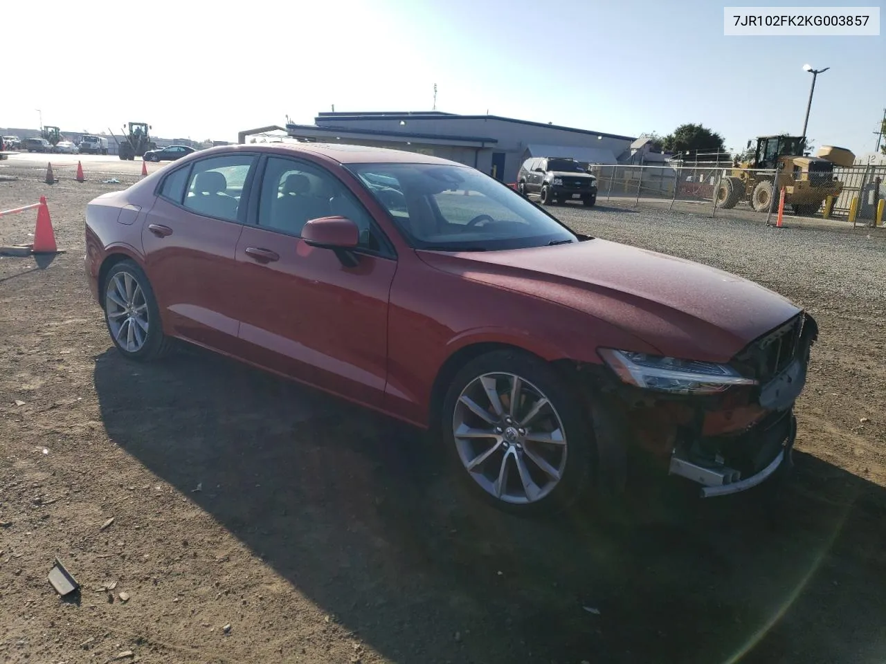 7JR102FK2KG003857 2019 Volvo S60 T5 Momentum