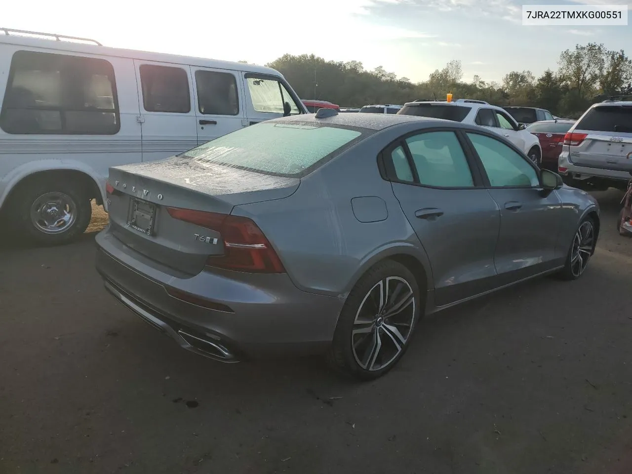 7JRA22TMXKG00551 2019 Volvo S60 T6 R-Design