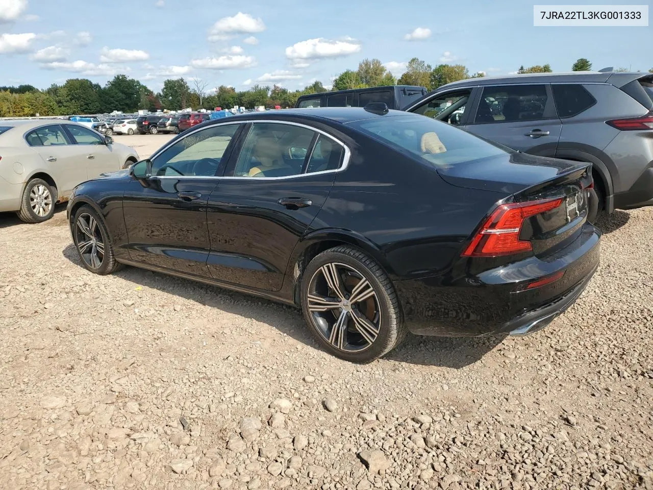 2019 Volvo S60 T6 Inscription VIN: 7JRA22TL3KG001333 Lot: 73678744