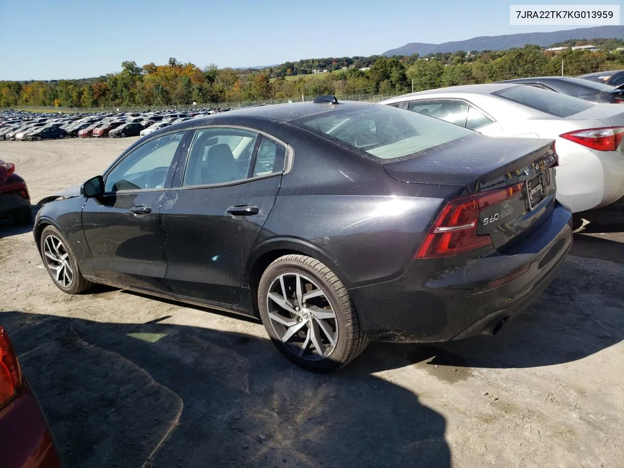 2019 Volvo S60 T6 Momentum VIN: 7JRA22TK7KG013959 Lot: 75480004