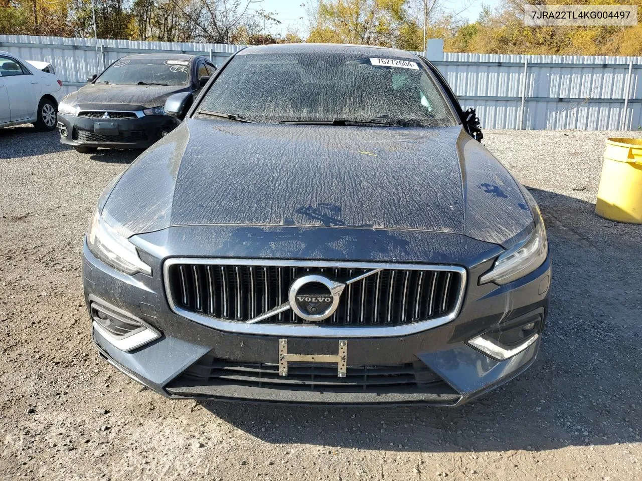 2019 Volvo S60 T6 Inscription VIN: 7JRA22TL4KG004497 Lot: 76272604