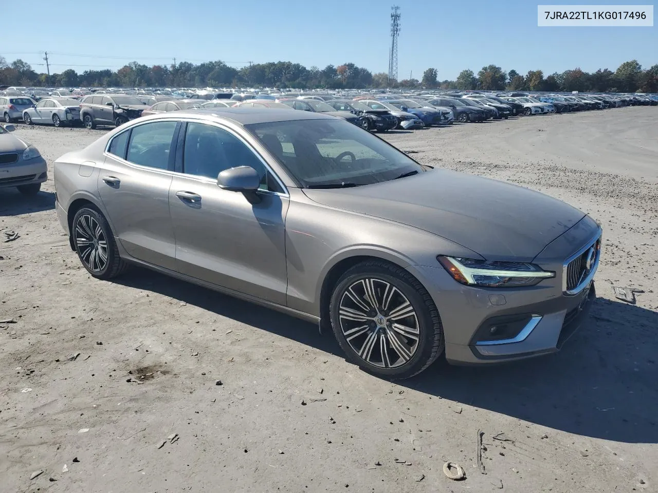 2019 Volvo S60 T6 Inscription VIN: 7JRA22TL1KG017496 Lot: 76607714