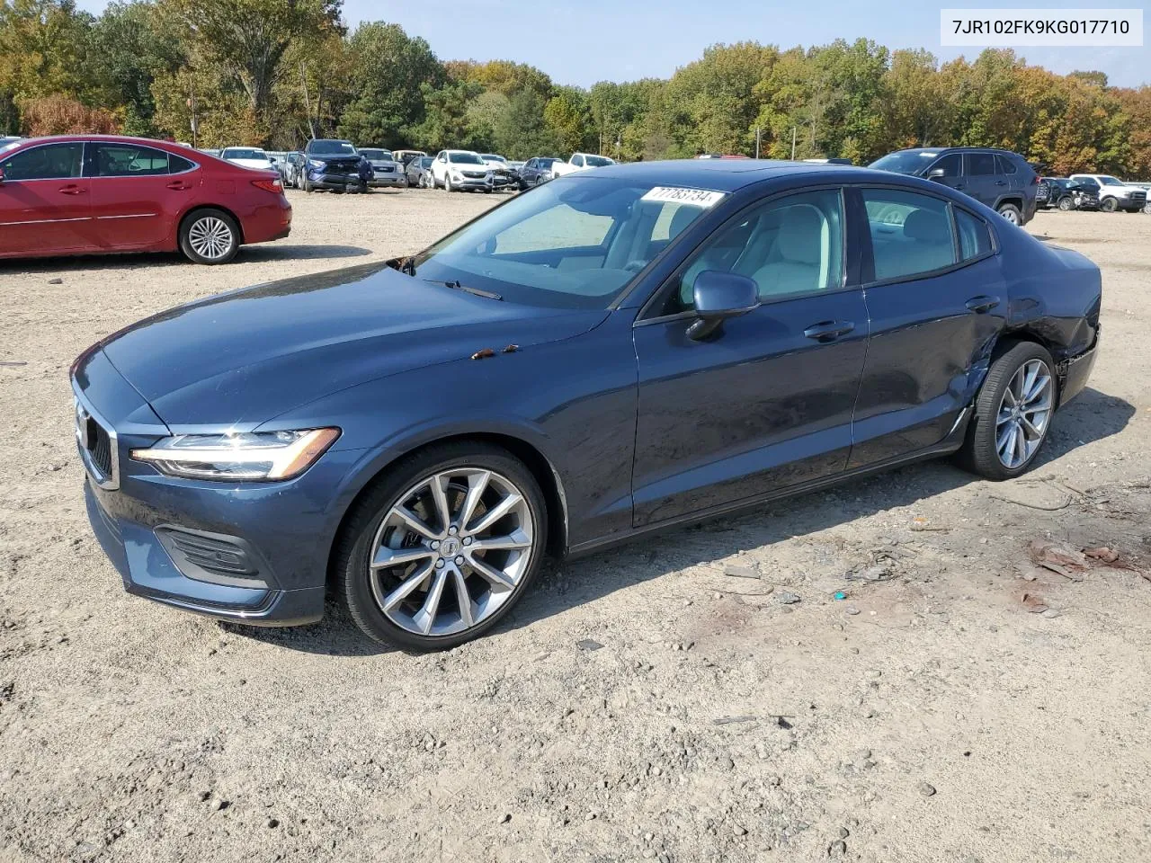 2019 Volvo S60 T5 Momentum VIN: 7JR102FK9KG017710 Lot: 77783734