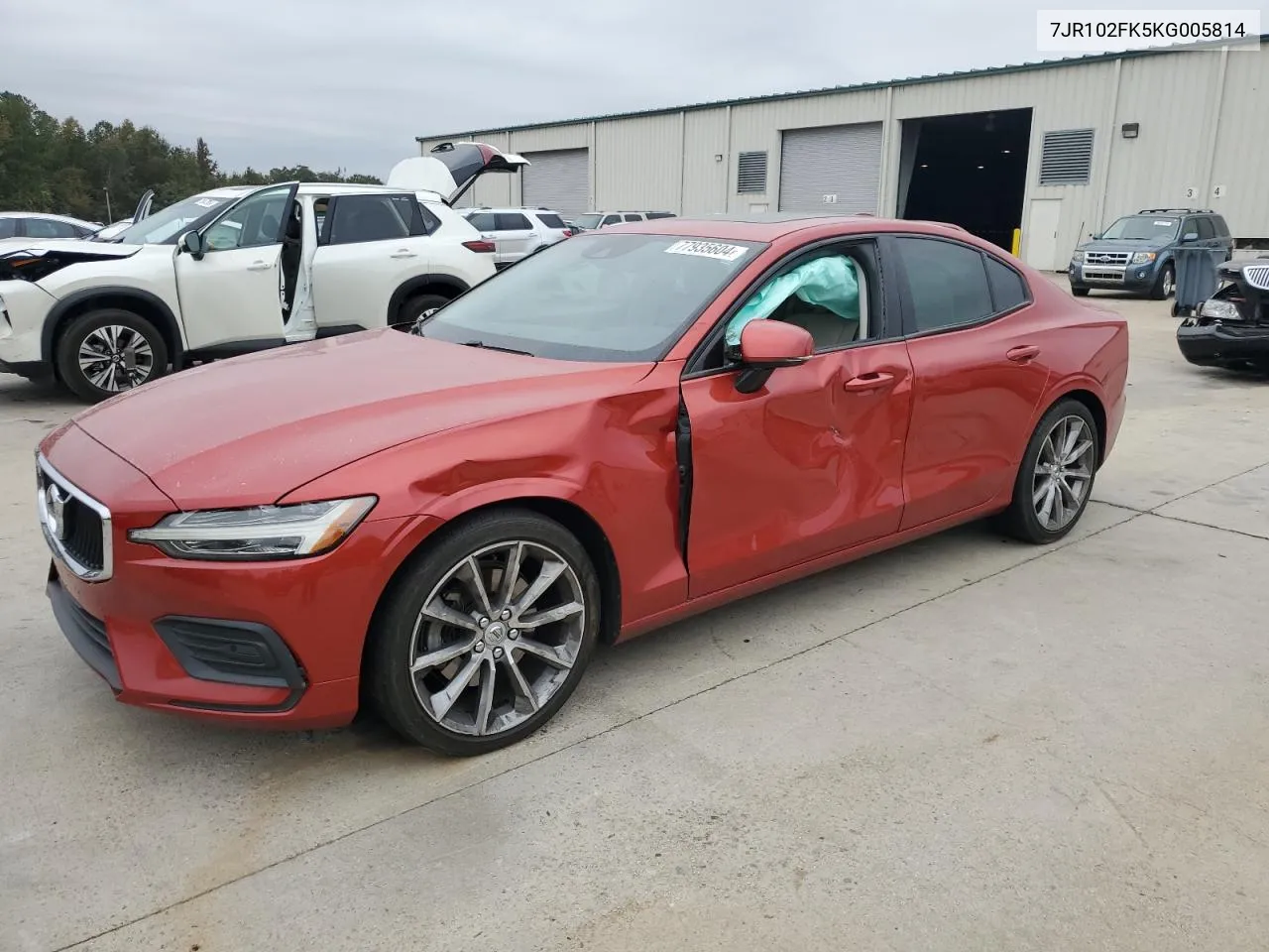 2019 Volvo S60 T5 Momentum VIN: 7JR102FK5KG005814 Lot: 77935604