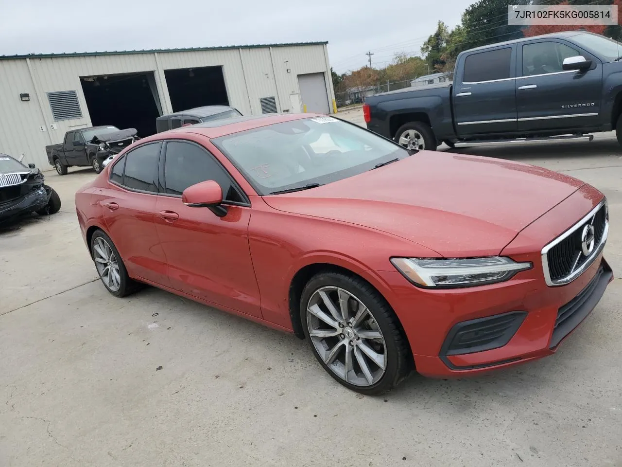 2019 Volvo S60 T5 Momentum VIN: 7JR102FK5KG005814 Lot: 77935604