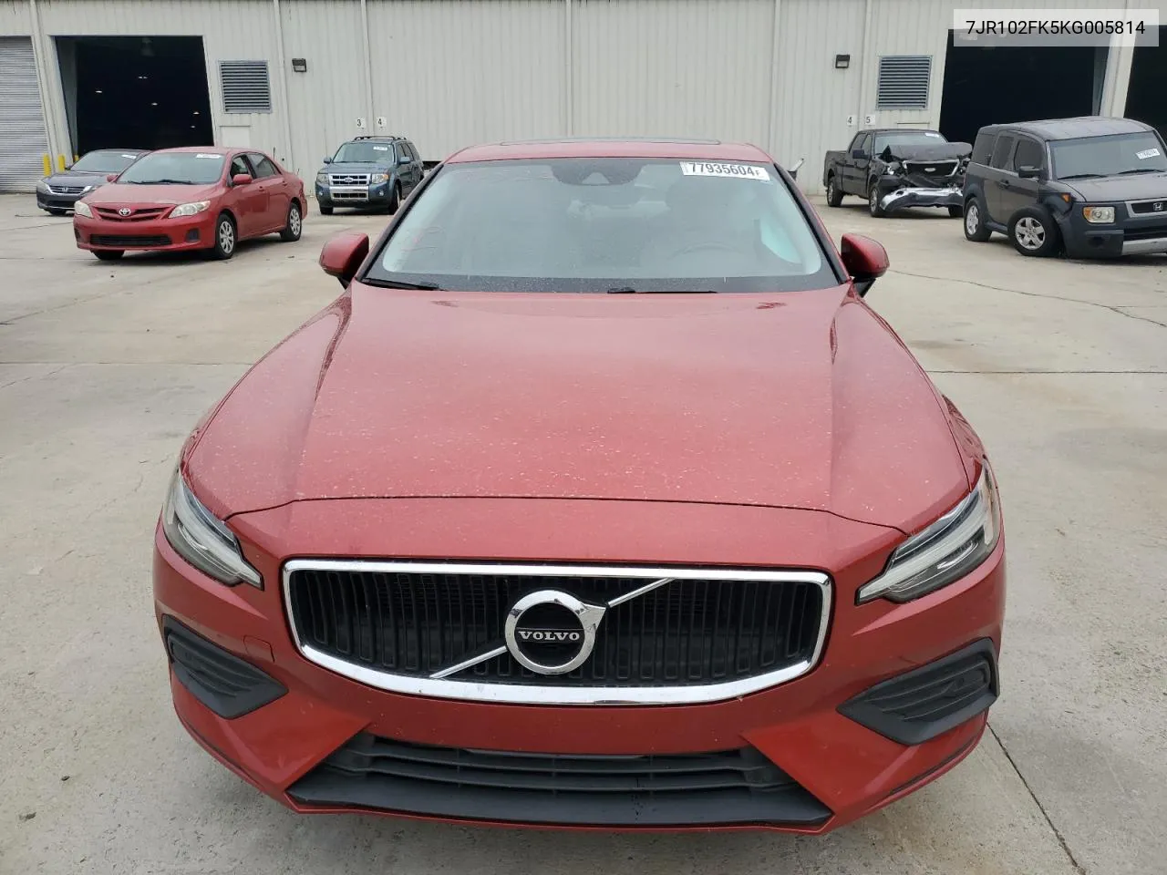 2019 Volvo S60 T5 Momentum VIN: 7JR102FK5KG005814 Lot: 77935604