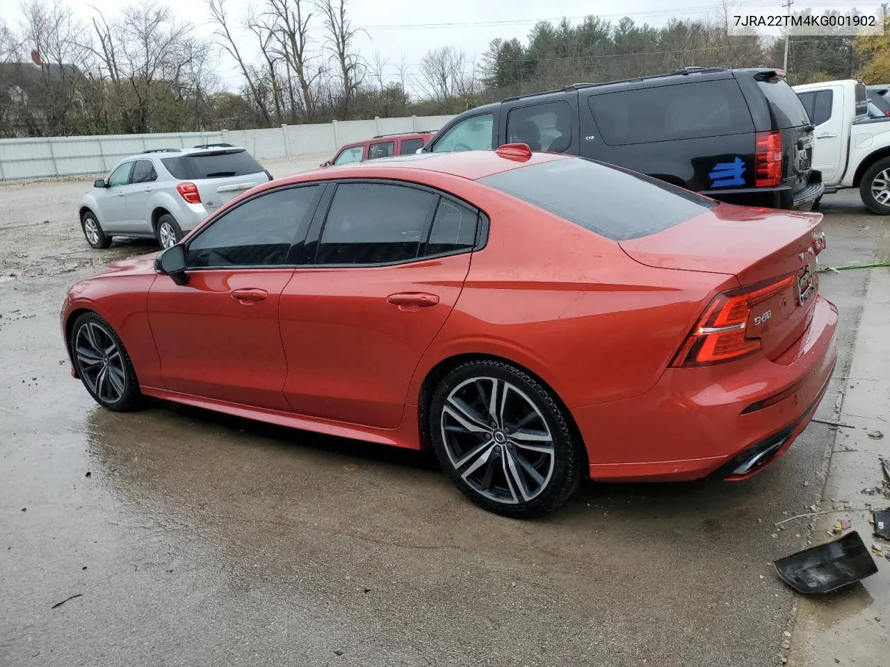 2019 Volvo S60 T6 R-Design VIN: 7JRA22TM4KG001902 Lot: 78269104