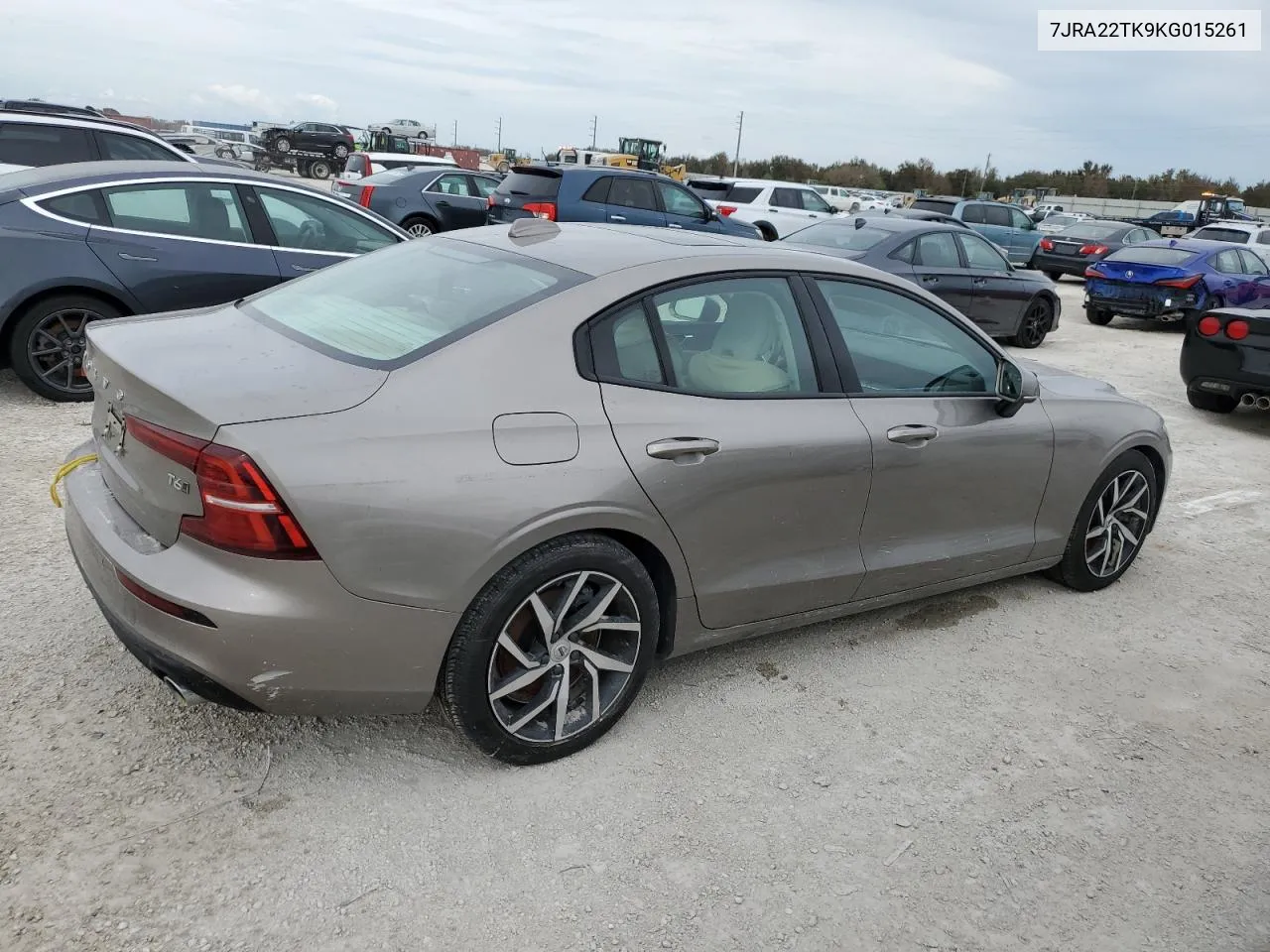 2019 Volvo S60 T6 Momentum VIN: 7JRA22TK9KG015261 Lot: 78354014