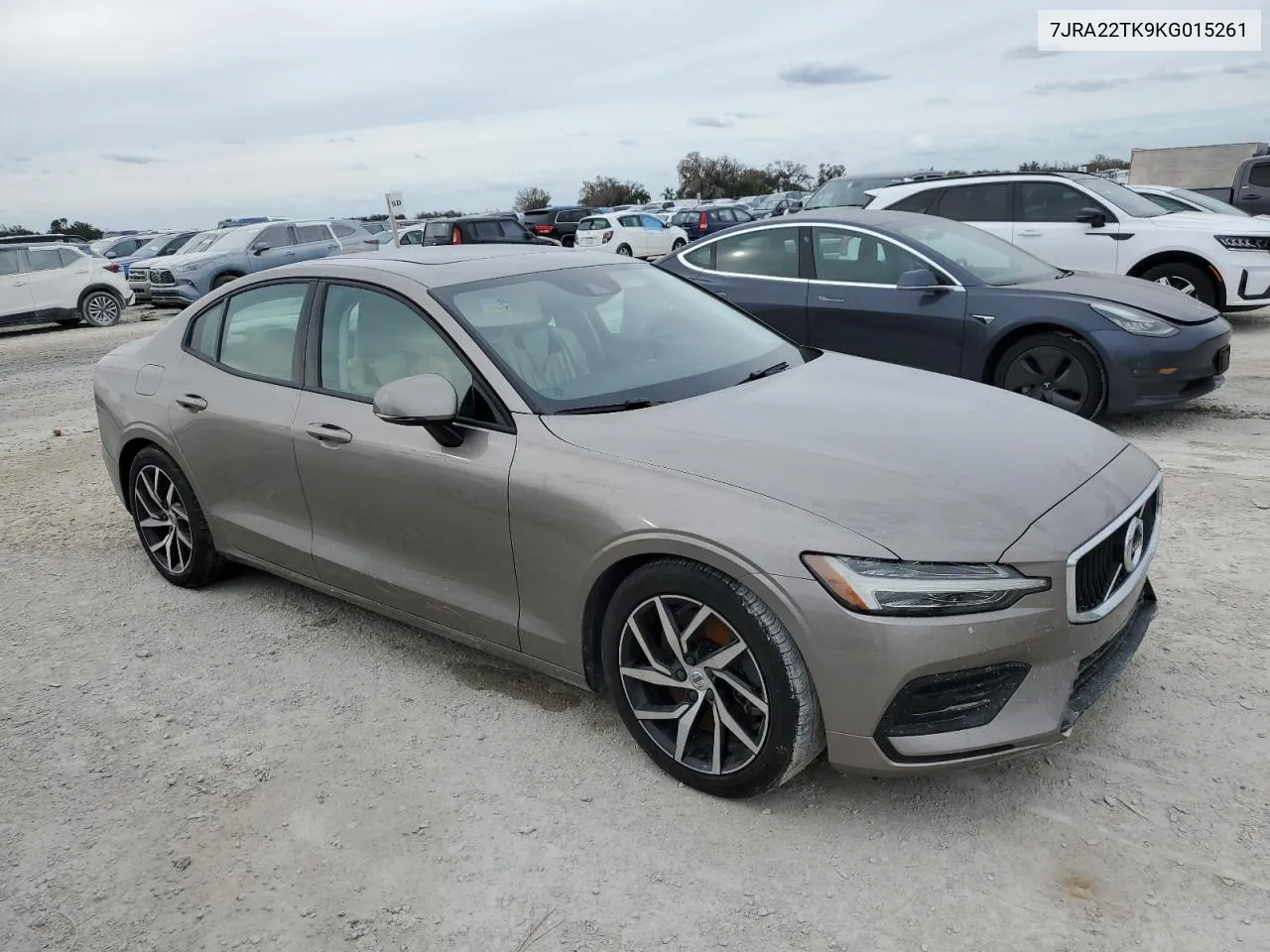 2019 Volvo S60 T6 Momentum VIN: 7JRA22TK9KG015261 Lot: 78354014