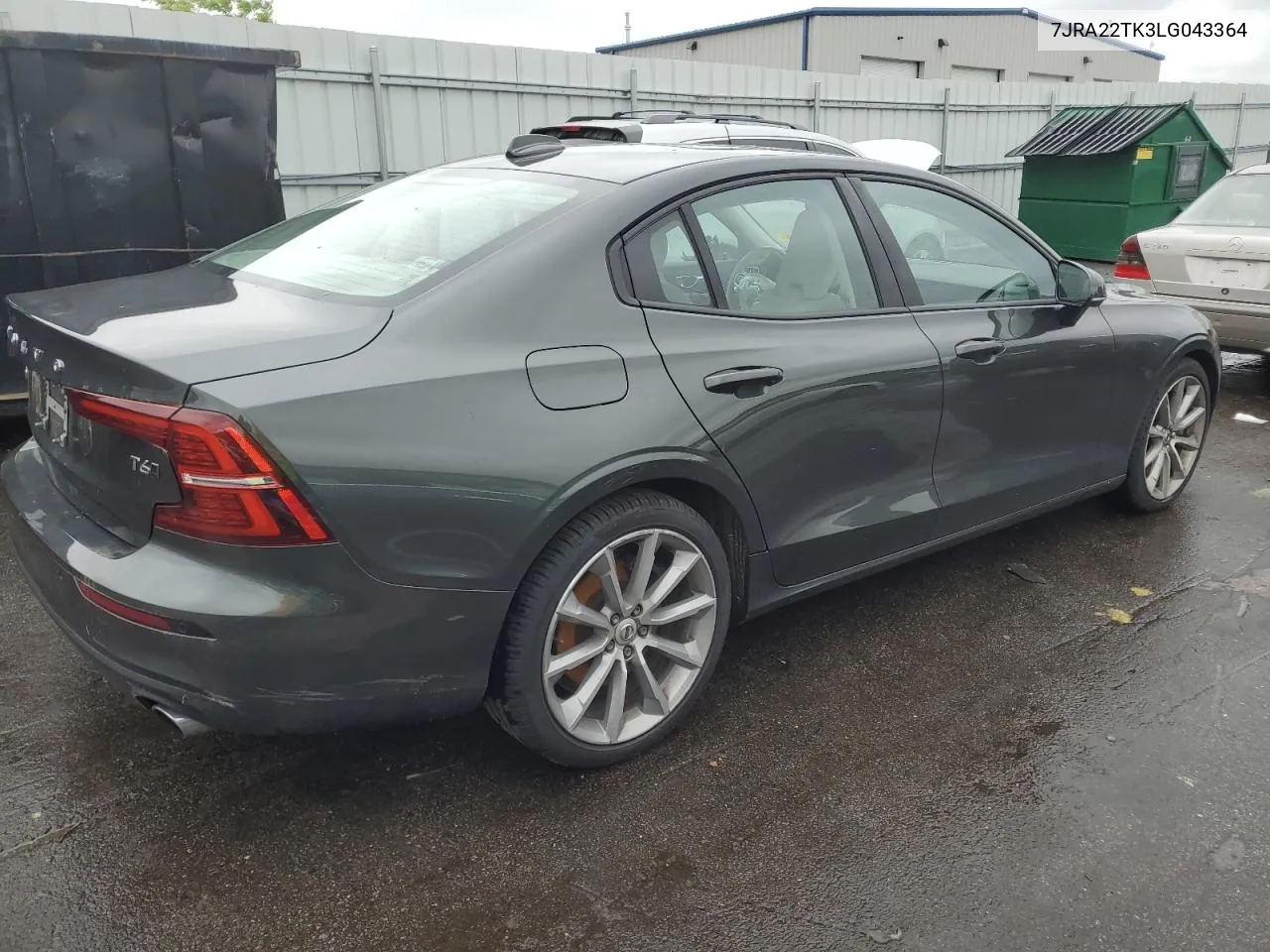 2020 Volvo S60 T6 Momentum VIN: 7JRA22TK3LG043364 Lot: 56441294