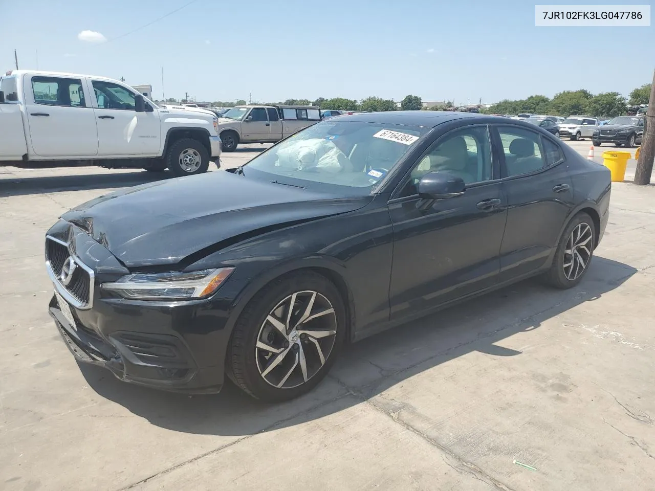 2020 Volvo S60 T5 Momentum VIN: 7JR102FK3LG047786 Lot: 67164384