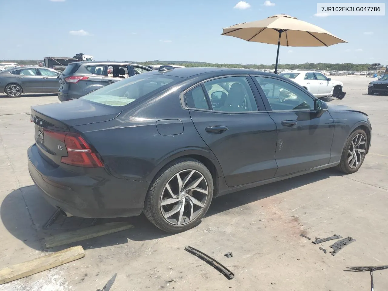 2020 Volvo S60 T5 Momentum VIN: 7JR102FK3LG047786 Lot: 67164384