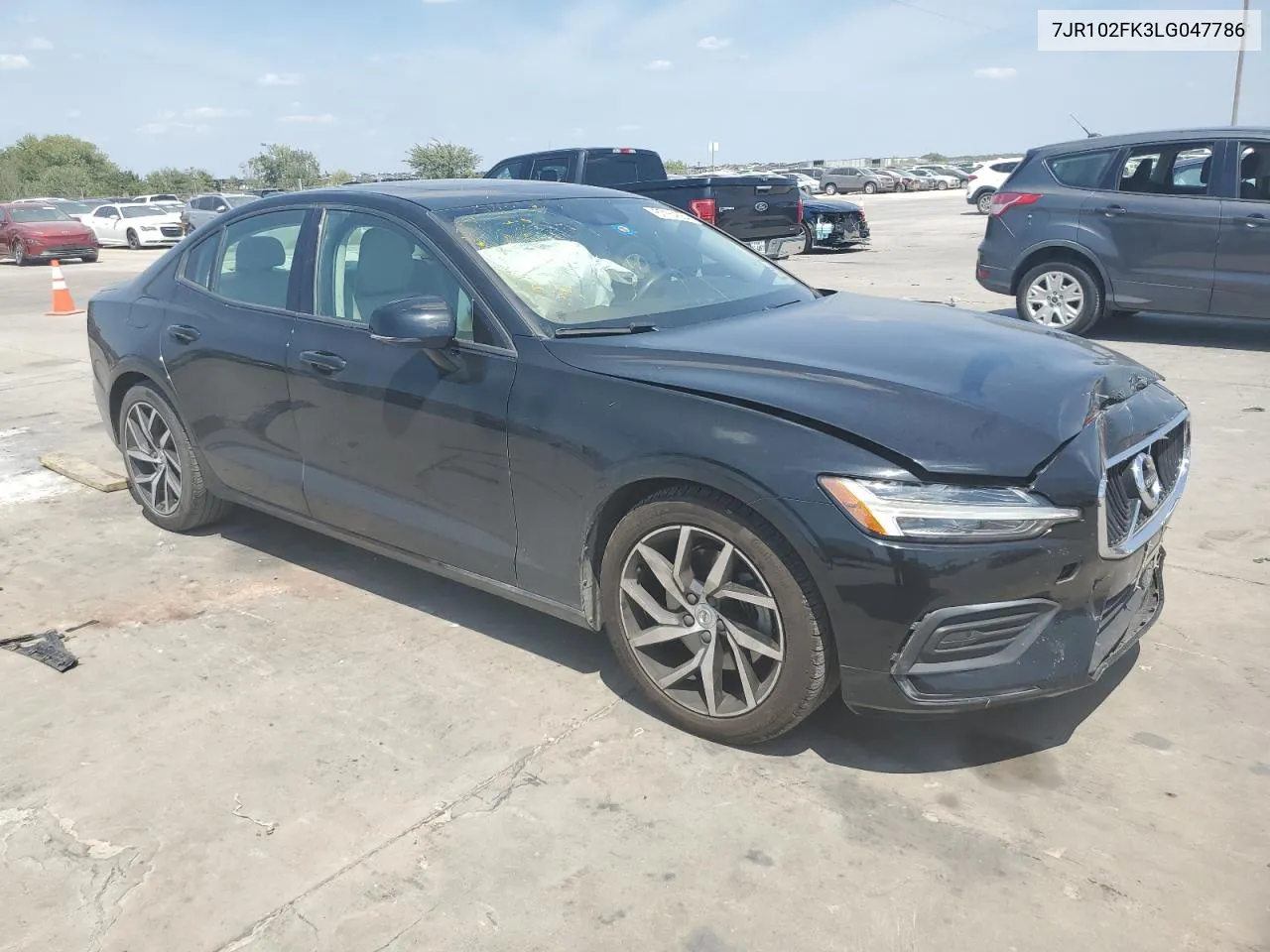 2020 Volvo S60 T5 Momentum VIN: 7JR102FK3LG047786 Lot: 67164384