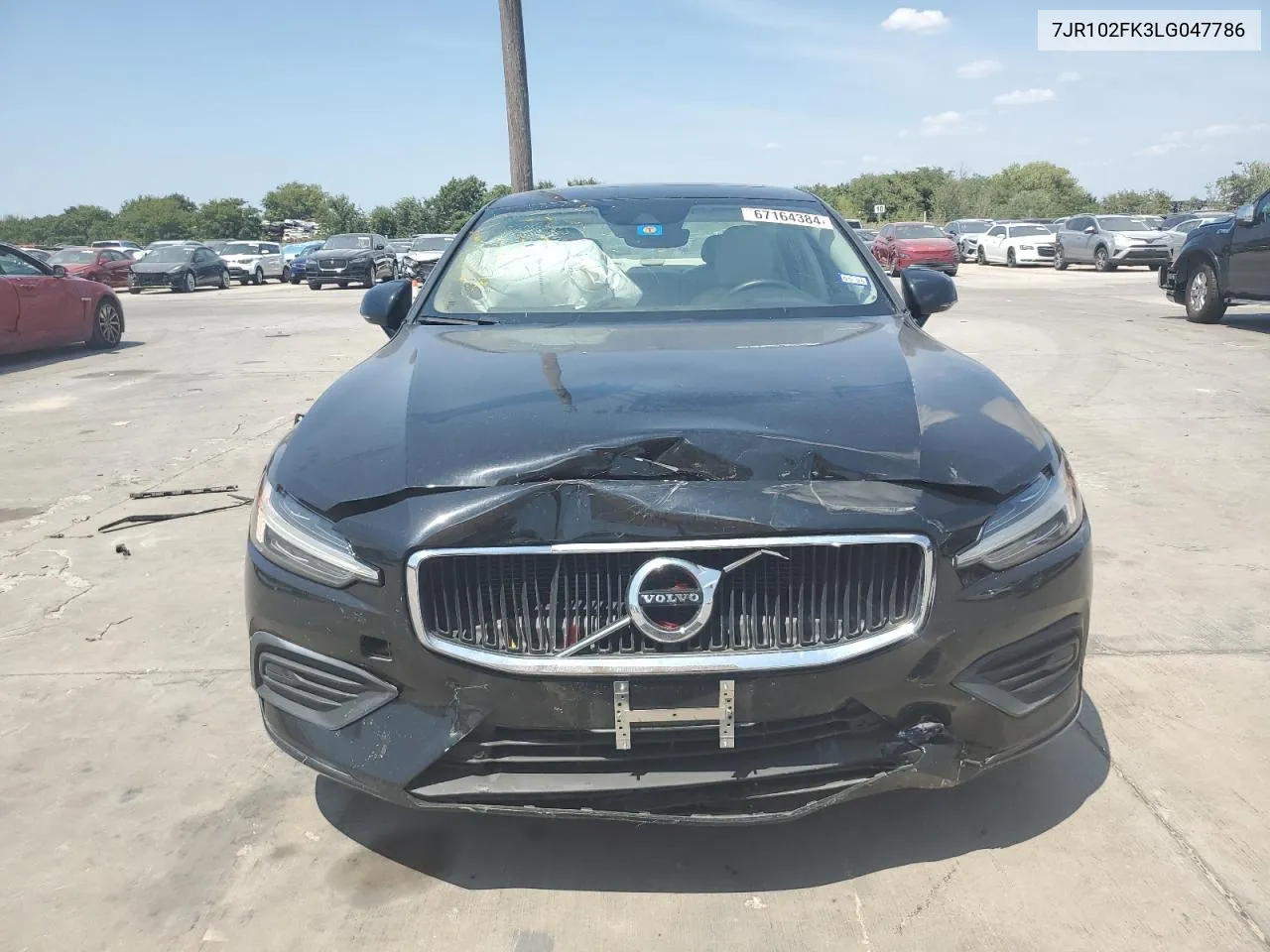 2020 Volvo S60 T5 Momentum VIN: 7JR102FK3LG047786 Lot: 67164384