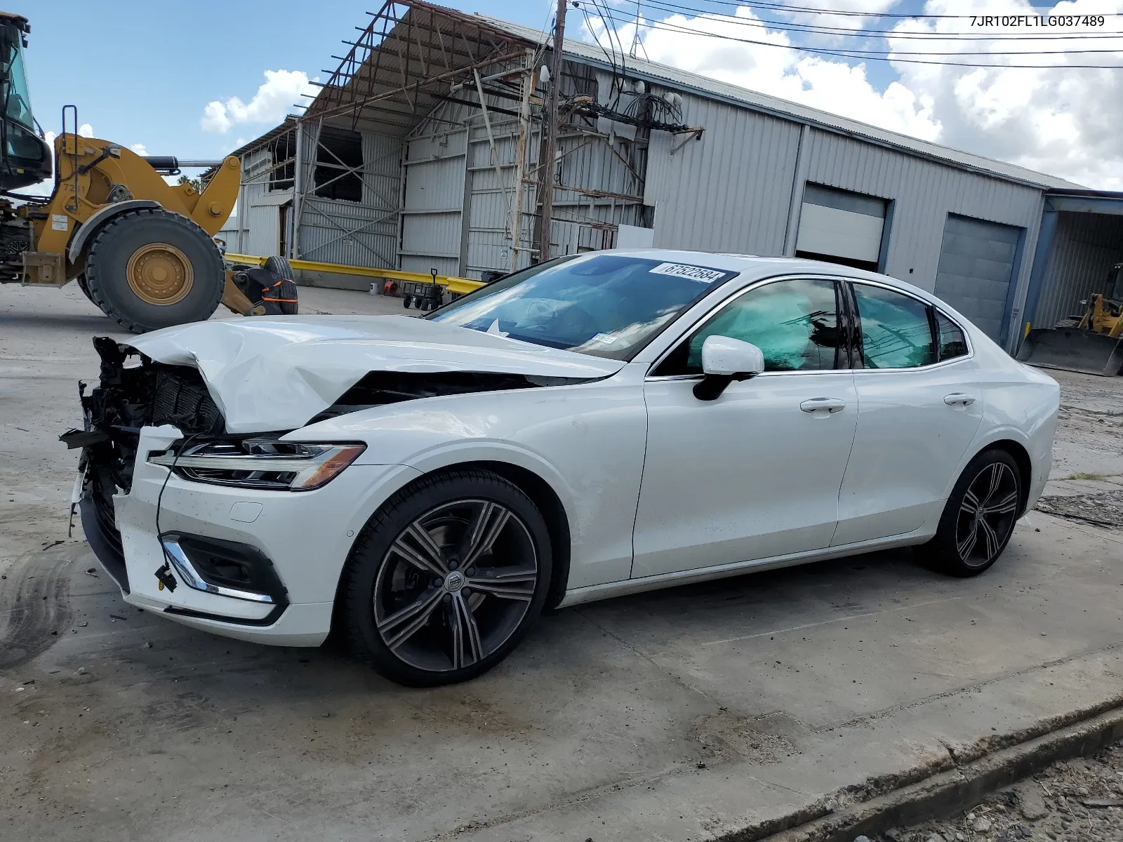 2020 Volvo S60 T5 Inscription VIN: 7JR102FL1LG037489 Lot: 67522584