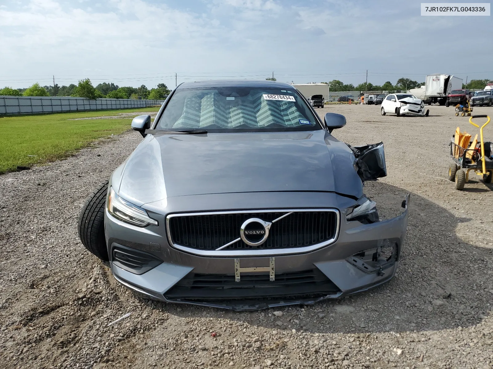 2020 Volvo S60 T5 Momentum VIN: 7JR102FK7LG043336 Lot: 68278434