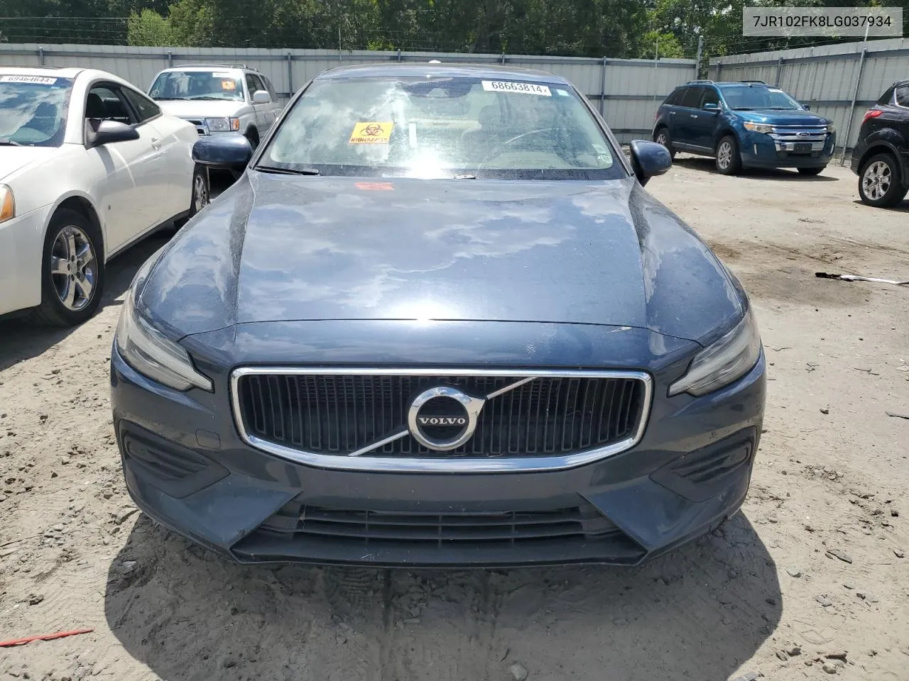 2020 Volvo S60 T5 Momentum VIN: 7JR102FK8LG037934 Lot: 68663814