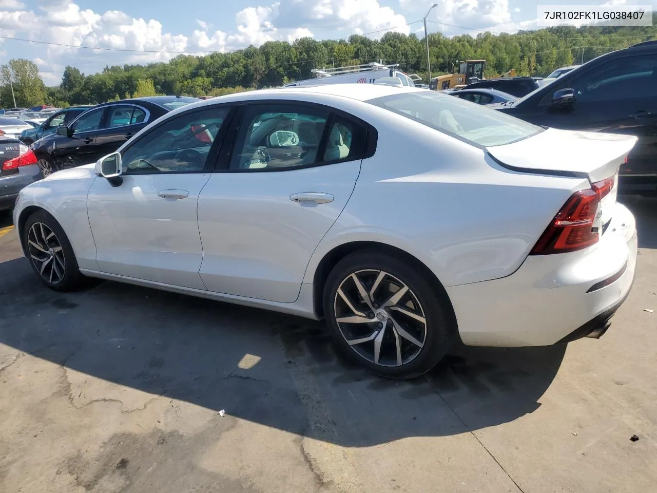 2020 Volvo S60 T5 Momentum VIN: 7JR102FK1LG038407 Lot: 70087874