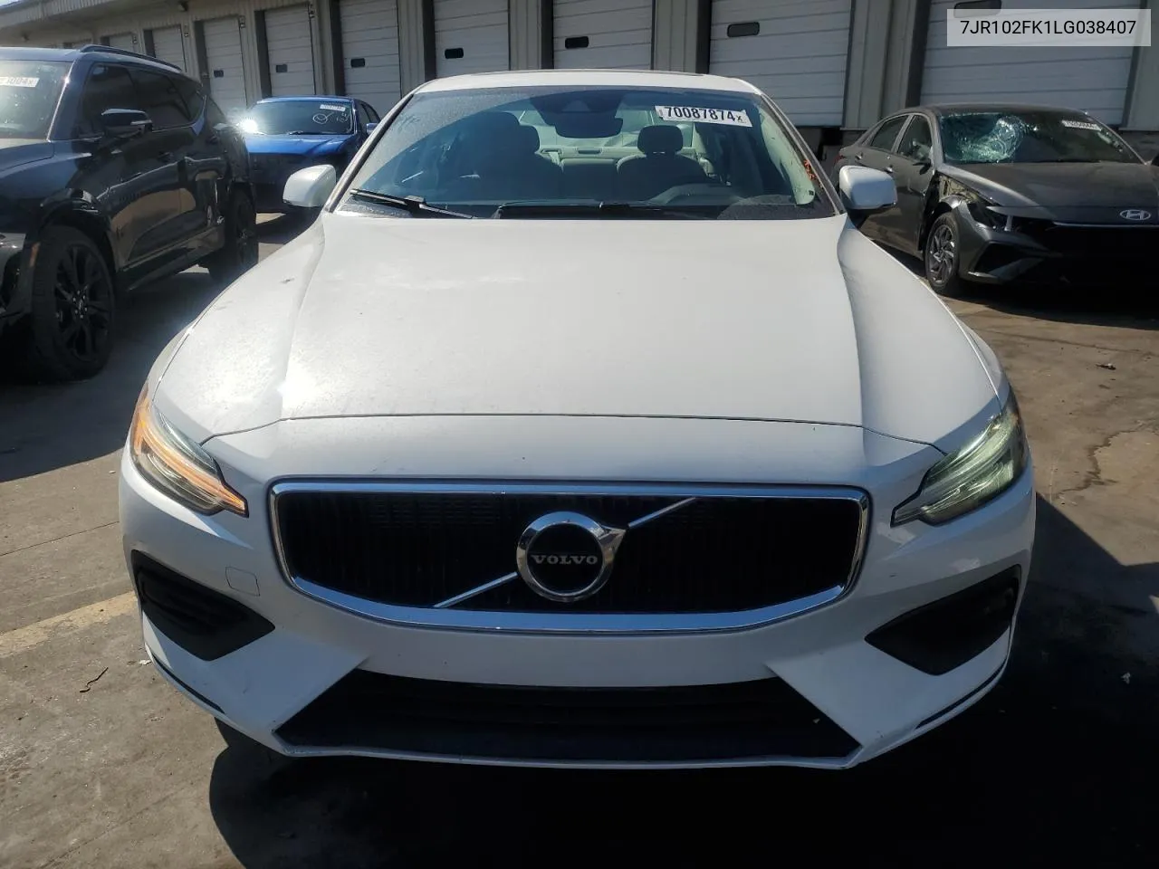 2020 Volvo S60 T5 Momentum VIN: 7JR102FK1LG038407 Lot: 70087874