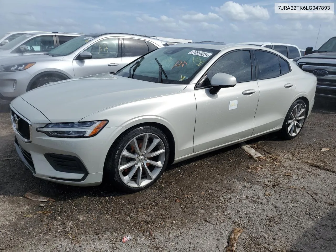 2020 Volvo S60 T6 Momentum VIN: 7JRA22TK6LG047893 Lot: 74854034