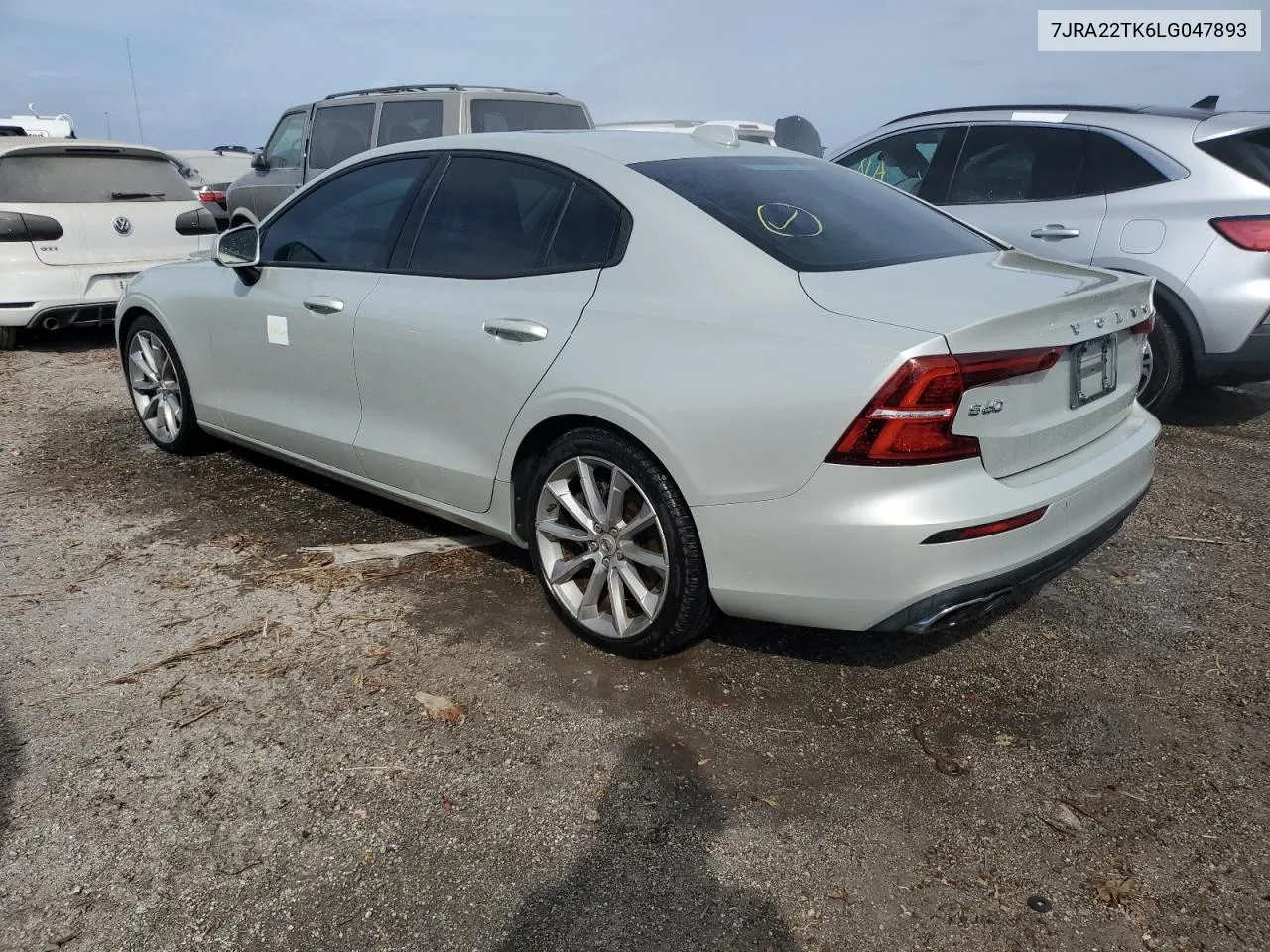 2020 Volvo S60 T6 Momentum VIN: 7JRA22TK6LG047893 Lot: 74854034