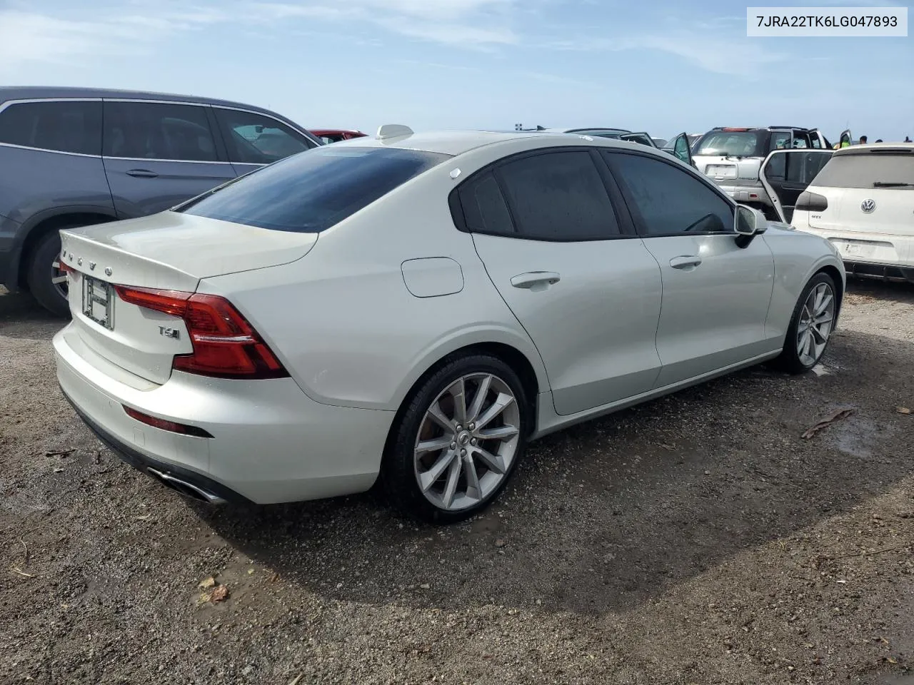 2020 Volvo S60 T6 Momentum VIN: 7JRA22TK6LG047893 Lot: 74854034