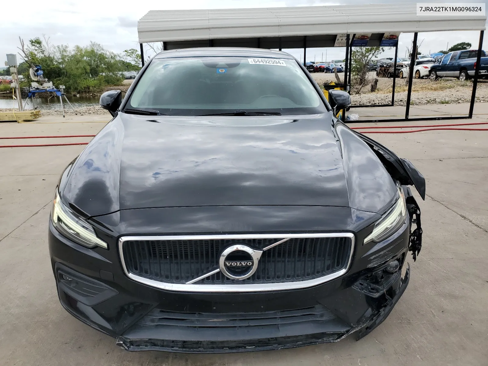 7JRA22TK1MG096324 2021 Volvo S60 T6 Momentum