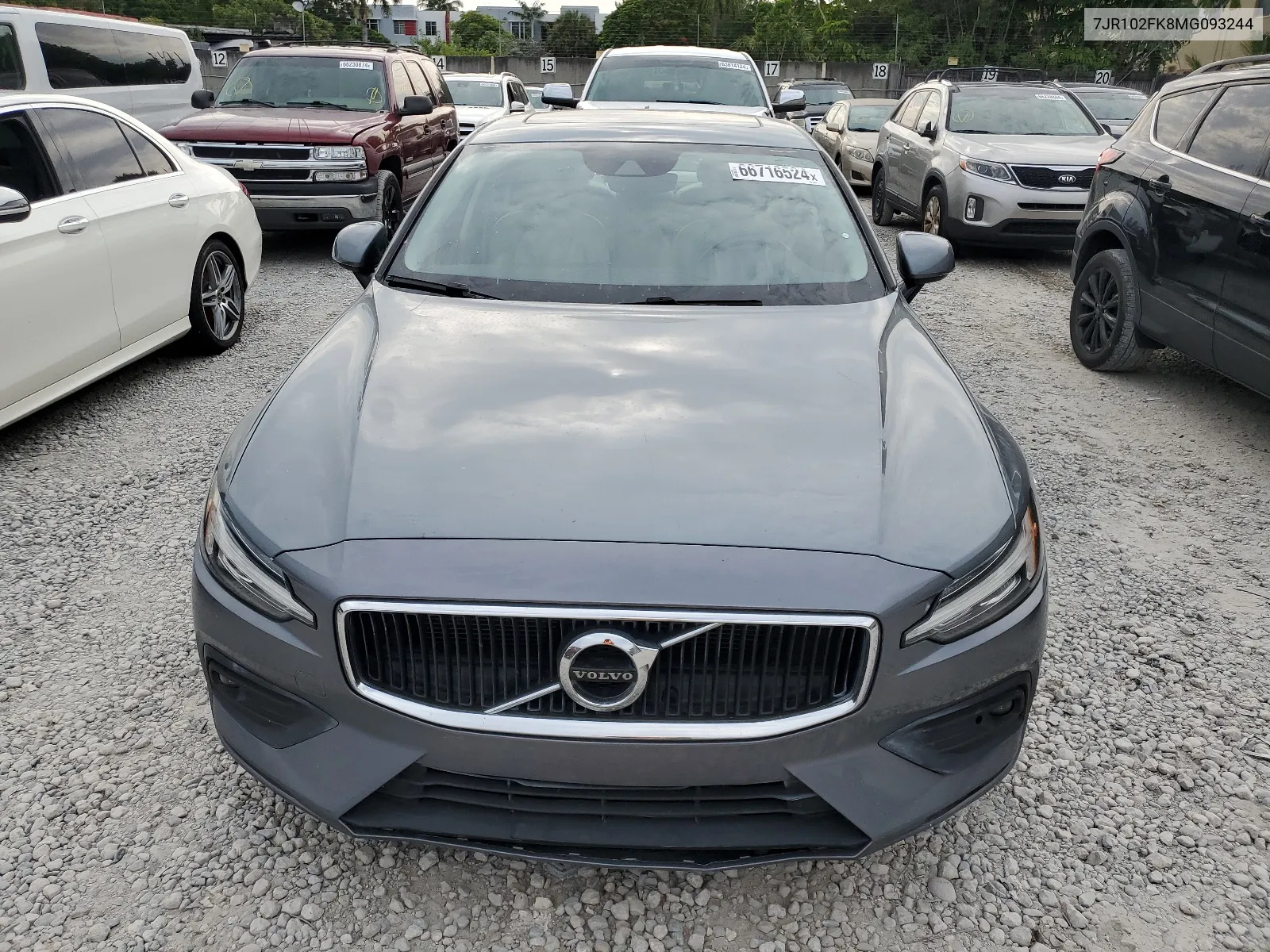 2021 Volvo S60 T5 Momentum VIN: 7JR102FK8MG093244 Lot: 66716524