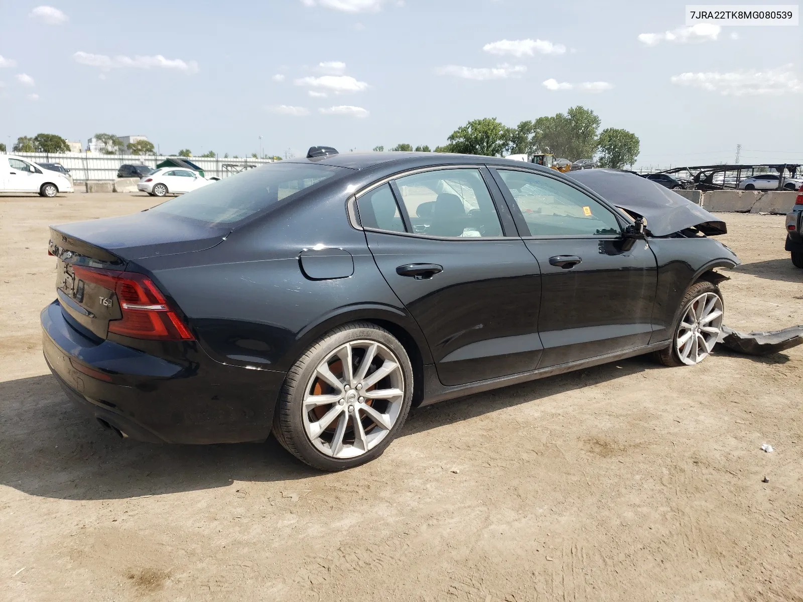 2021 Volvo S60 T6 Momentum VIN: 7JRA22TK8MG080539 Lot: 67675274