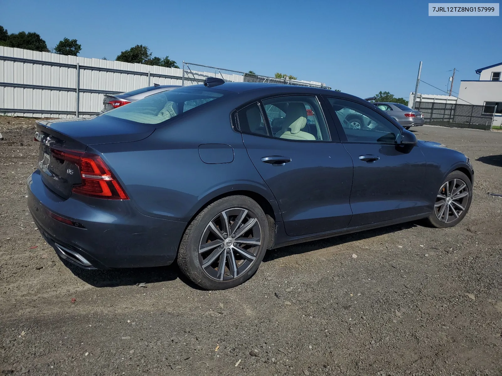 2022 Volvo S60 B5 Momentum VIN: 7JRL12TZ8NG157999 Lot: 67144914