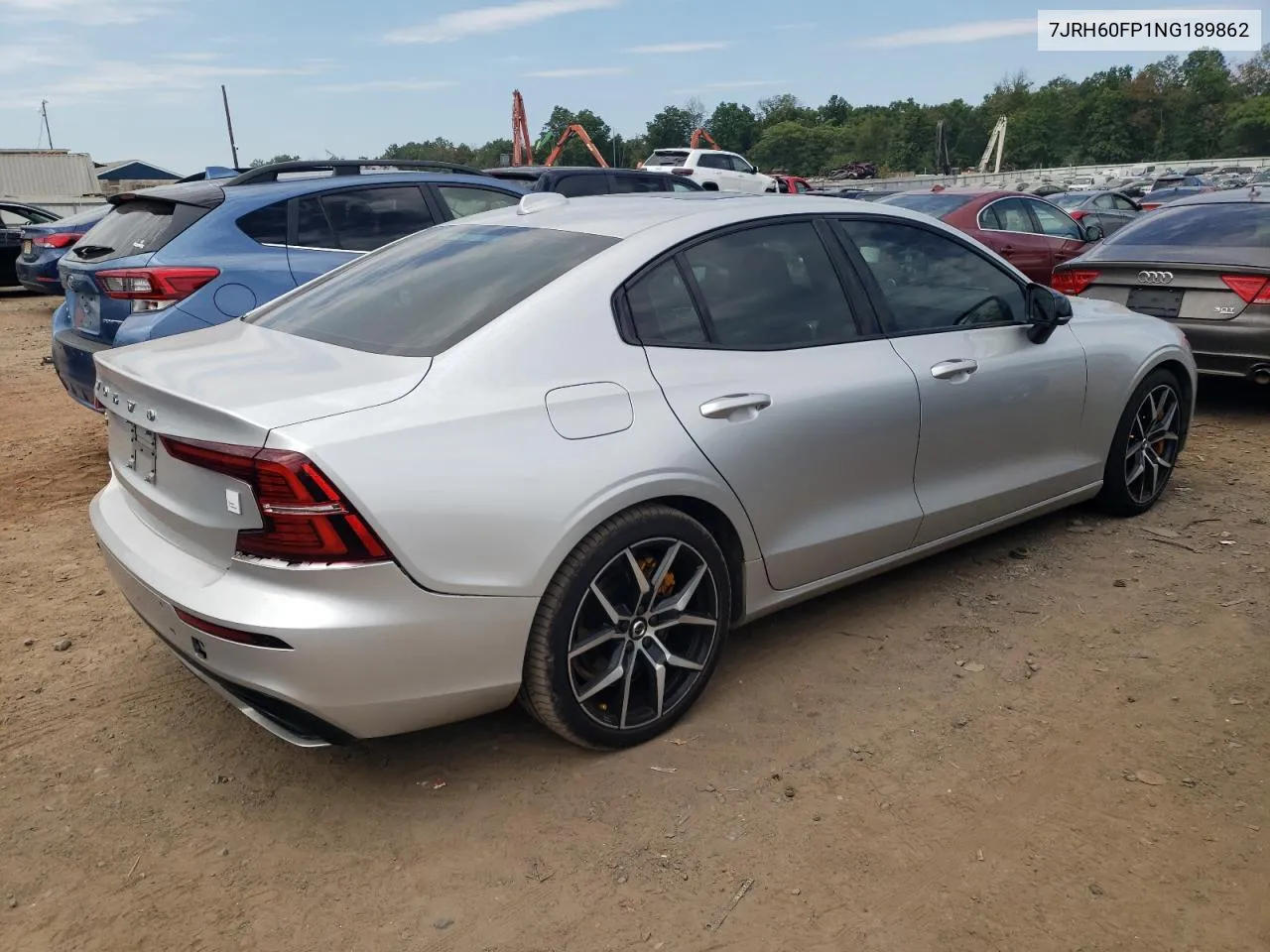 2022 Volvo S60 T8 Polestar Engineered VIN: 7JRH60FP1NG189862 Lot: 69248574