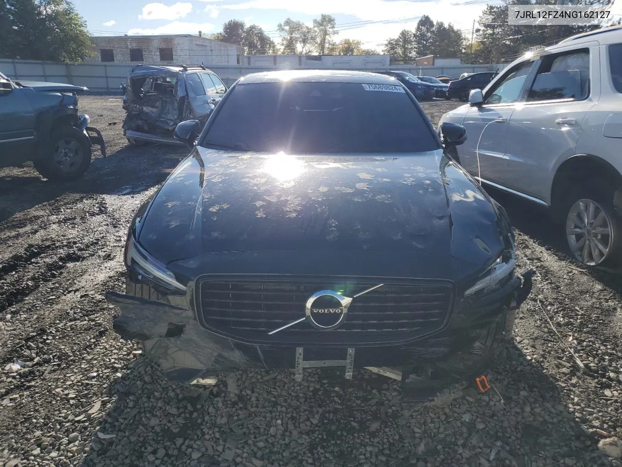 2022 Volvo S60 B5 Momentum VIN: 7JRL12FZ4NG162127 Lot: 75689824