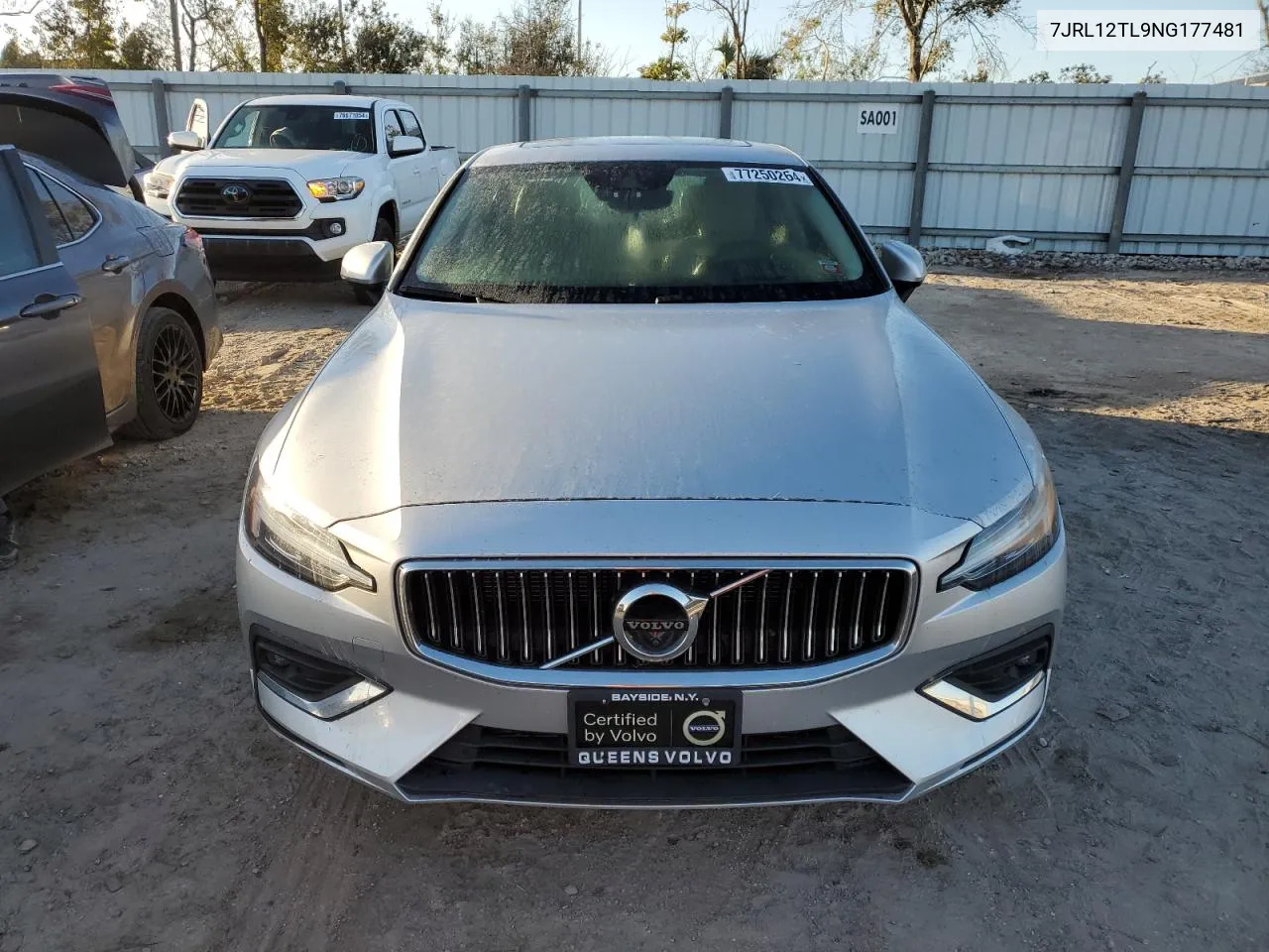 2022 Volvo S60 B5 Inscription VIN: 7JRL12TL9NG177481 Lot: 79969764