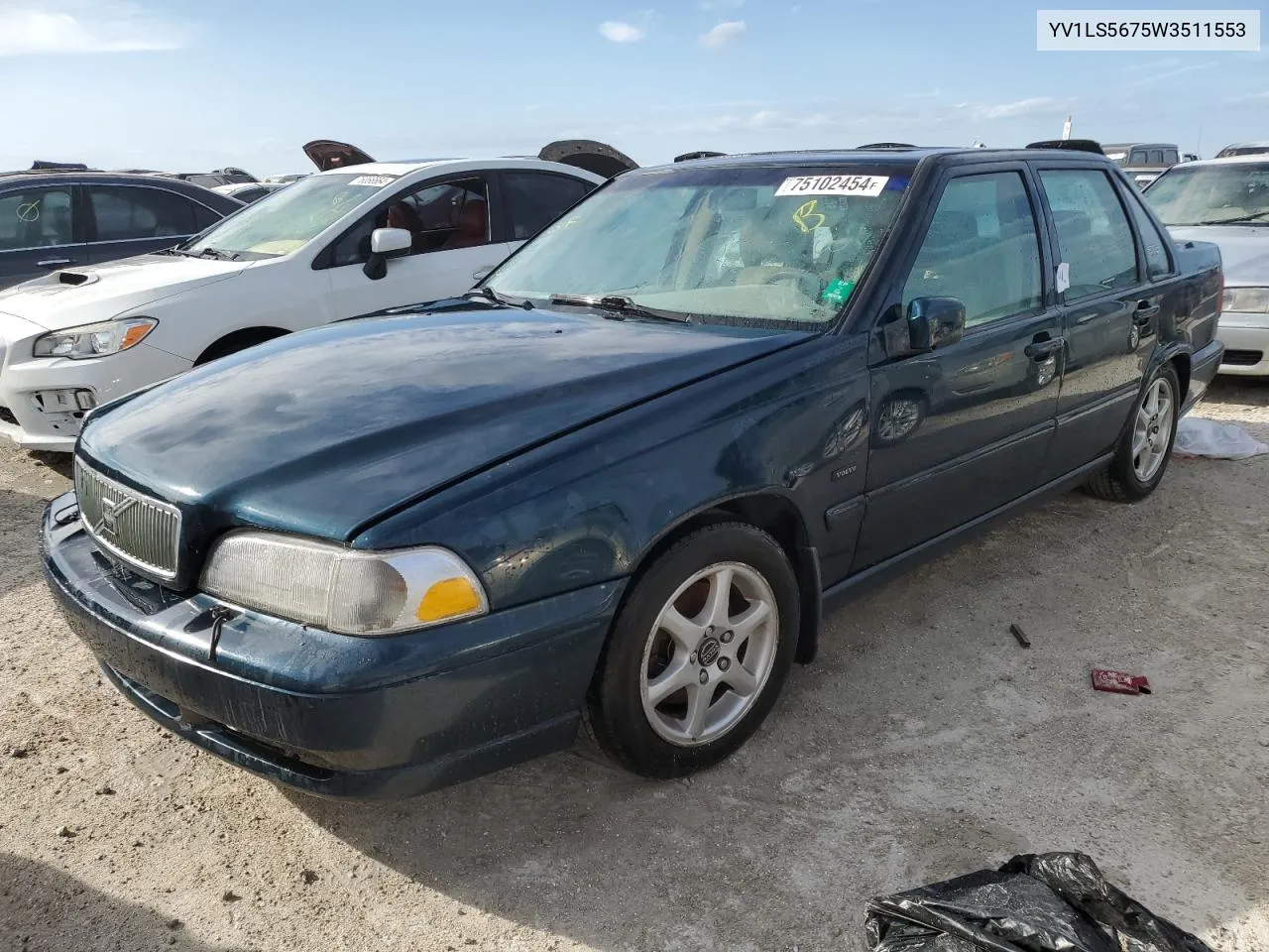 1998 Volvo S70 Glt VIN: YV1LS5675W3511553 Lot: 75102454