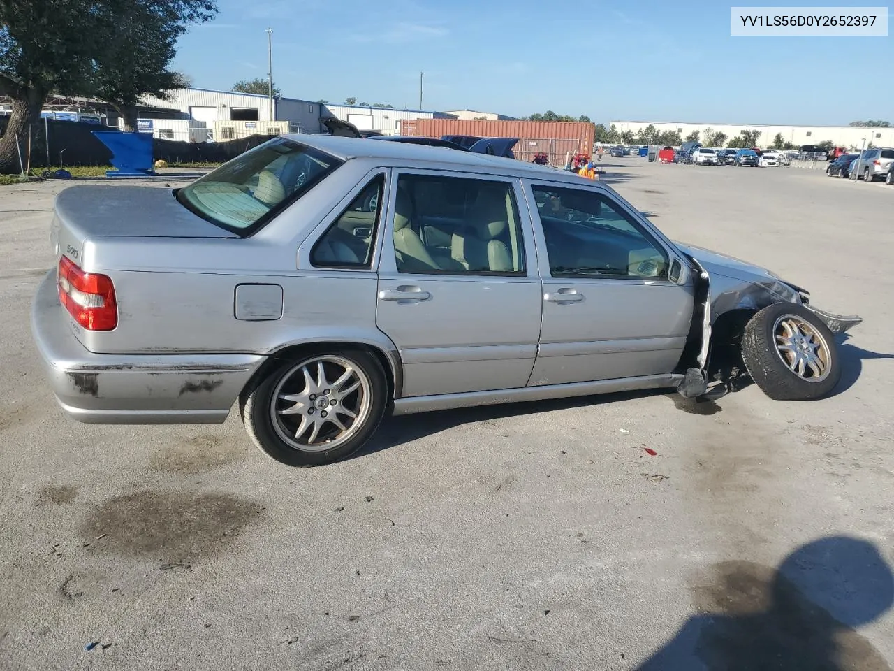 2000 Volvo S70 Glt VIN: YV1LS56D0Y2652397 Lot: 77915954