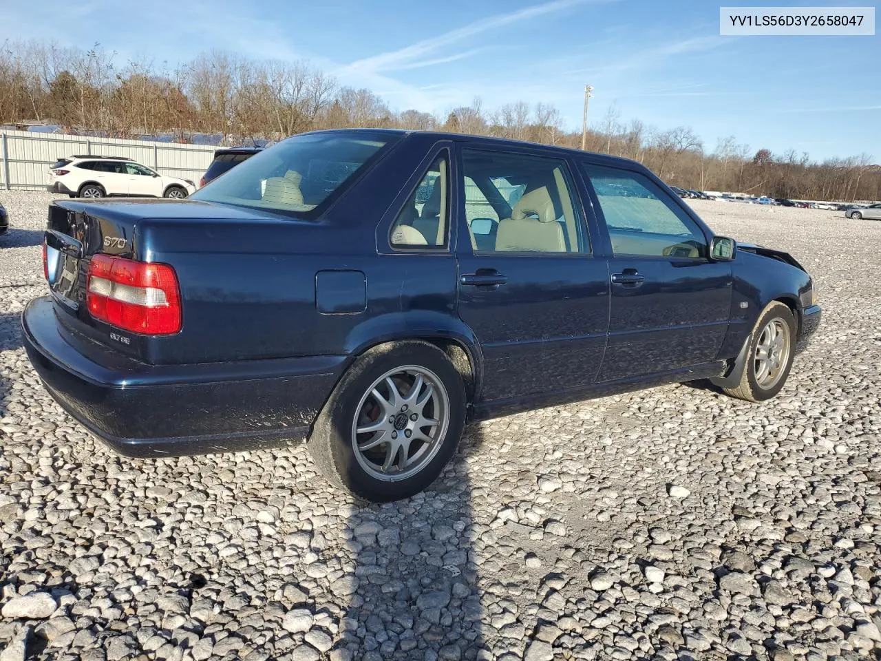 2000 Volvo S70 Glt VIN: YV1LS56D3Y2658047 Lot: 79884694