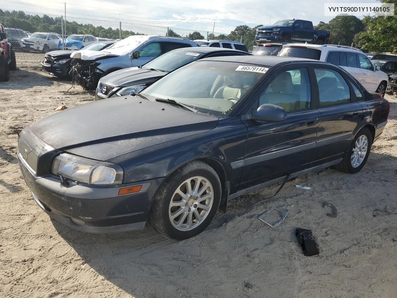 2000 Volvo S80 T6 Turbo VIN: YV1TS90D1Y1140105 Lot: 66579114