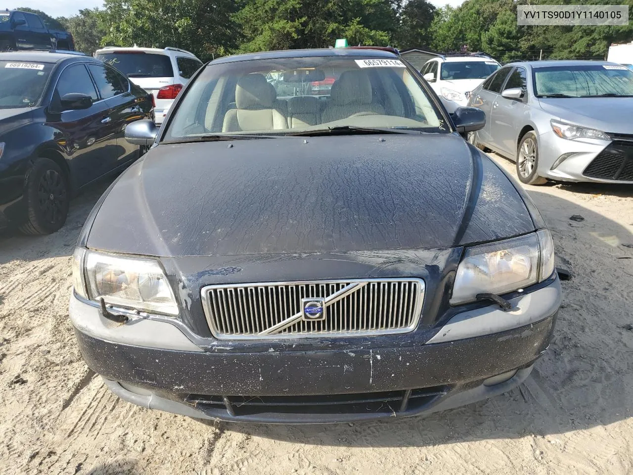 2000 Volvo S80 T6 Turbo VIN: YV1TS90D1Y1140105 Lot: 66579114