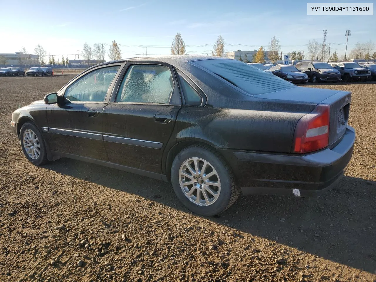 2000 Volvo S80 T6 Turbo VIN: YV1TS90D4Y1131690 Lot: 78386024