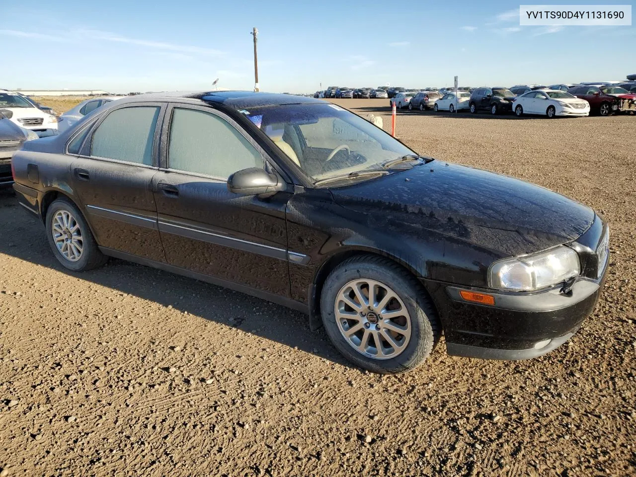 2000 Volvo S80 T6 Turbo VIN: YV1TS90D4Y1131690 Lot: 78386024