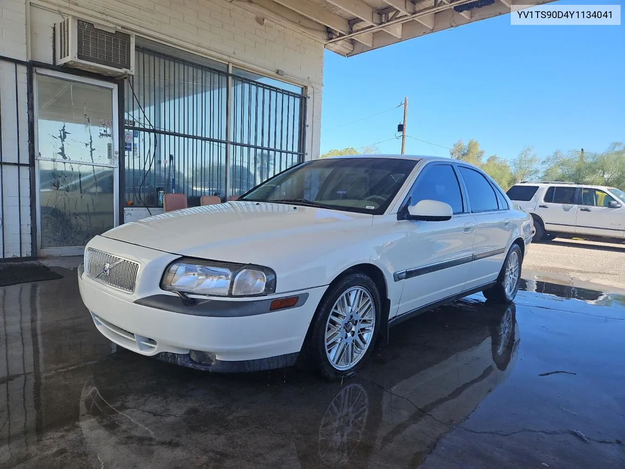 2000 Volvo S80 T6 Turbo VIN: YV1TS90D4Y1134041 Lot: 80581024