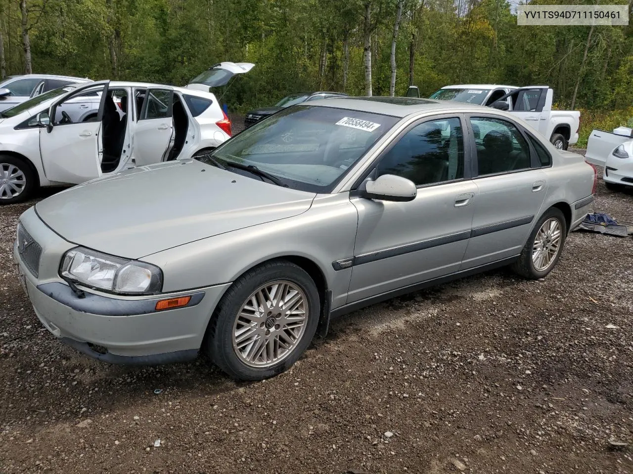 YV1TS94D711150461 2001 Volvo S80