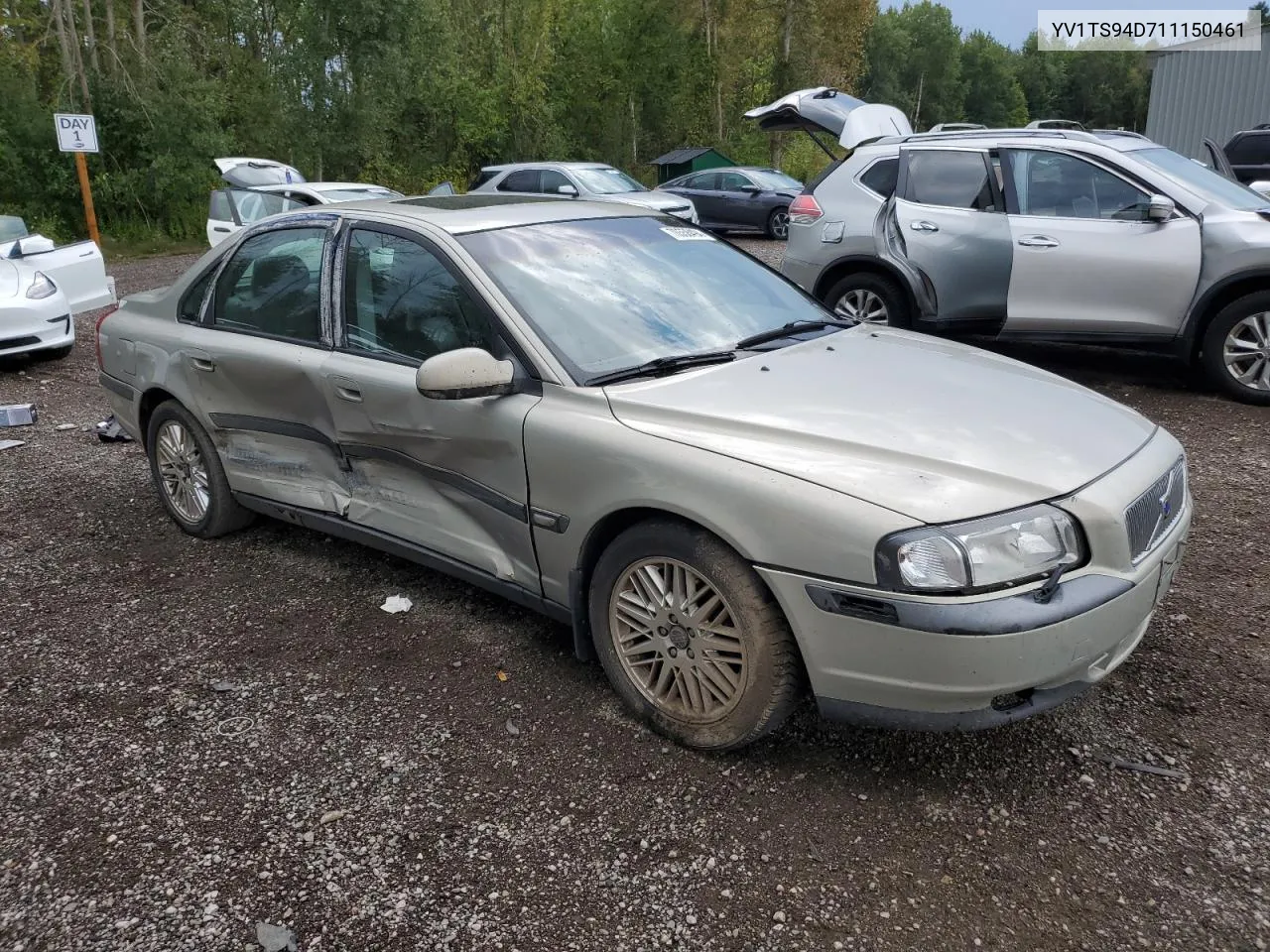 YV1TS94D711150461 2001 Volvo S80