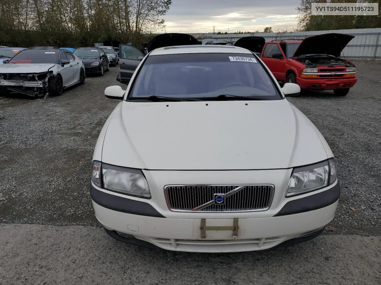 2001 Volvo S80 VIN: YV1TS94D511195723 Lot: 73436734