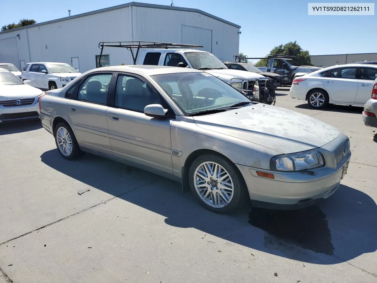 2002 Volvo S80 VIN: YV1TS92D821262111 Lot: 70633264